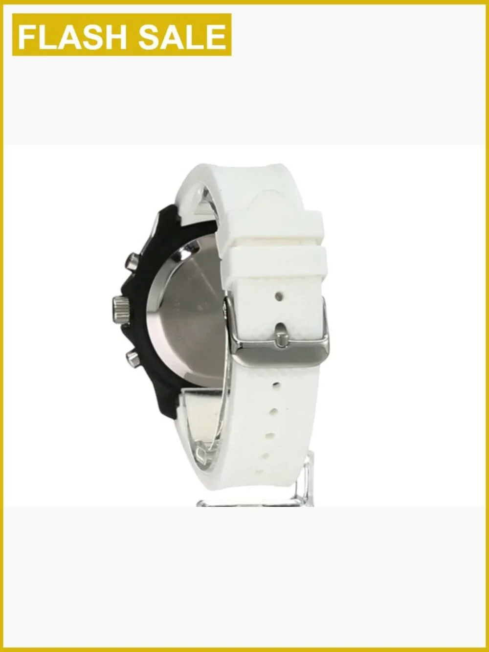 Men's Chronograph Sport Watch Ana-Digital Silicone Strap